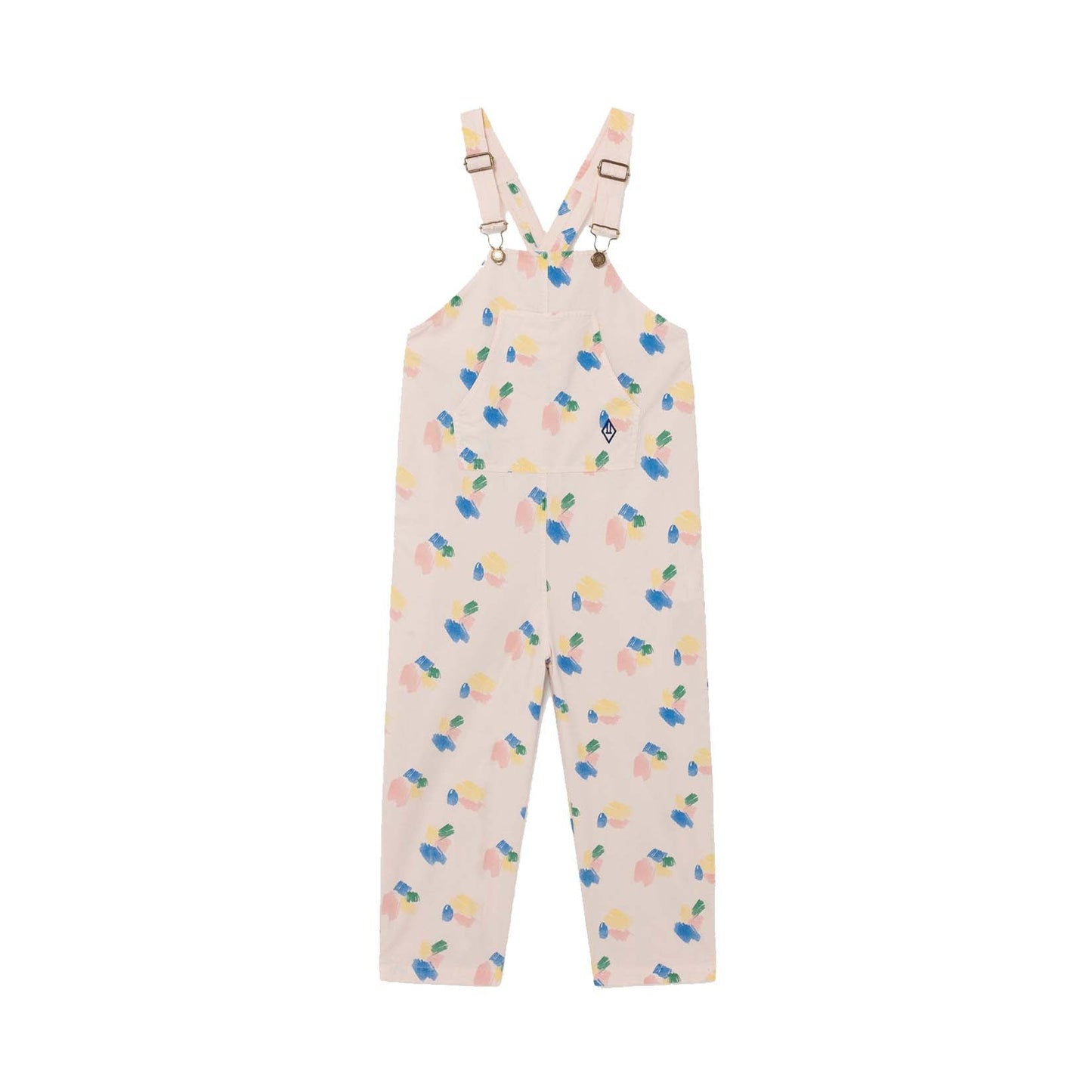 女童白色印花连体裤