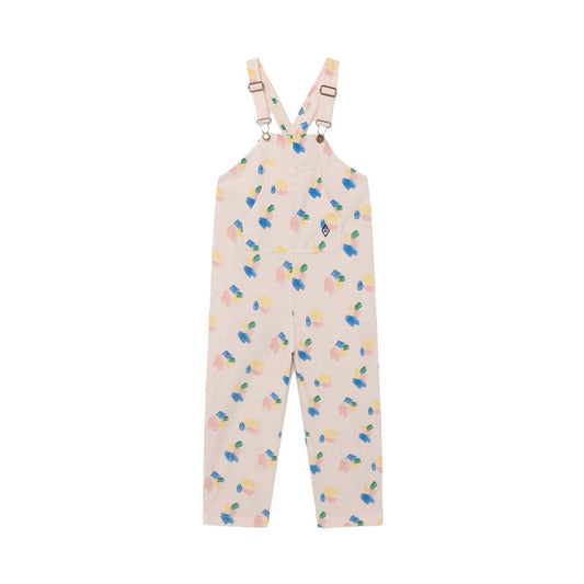 女童白色印花连体裤